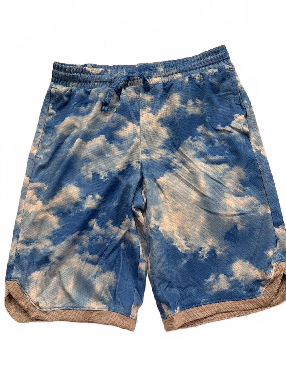 GAP Teen Boys Blue Cloud Print Shorts 18-20